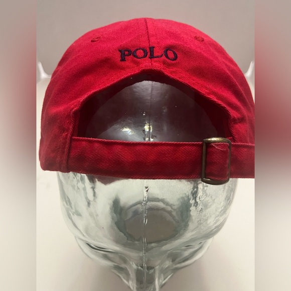 Polo by Ralph Lauren Red and Blue Hat Classic Style w/adjustable strap - Picture 8 of 8